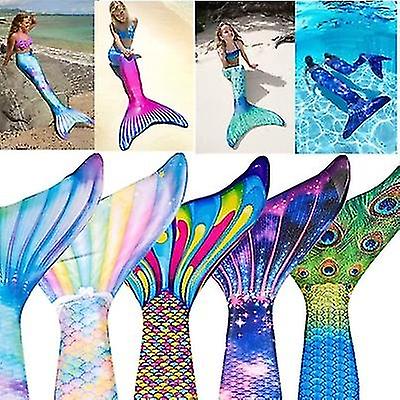 2023-mermaidtailadultwomen'sswimsuitparent-childchildren'sswimsuitperformanceclothingwithfins