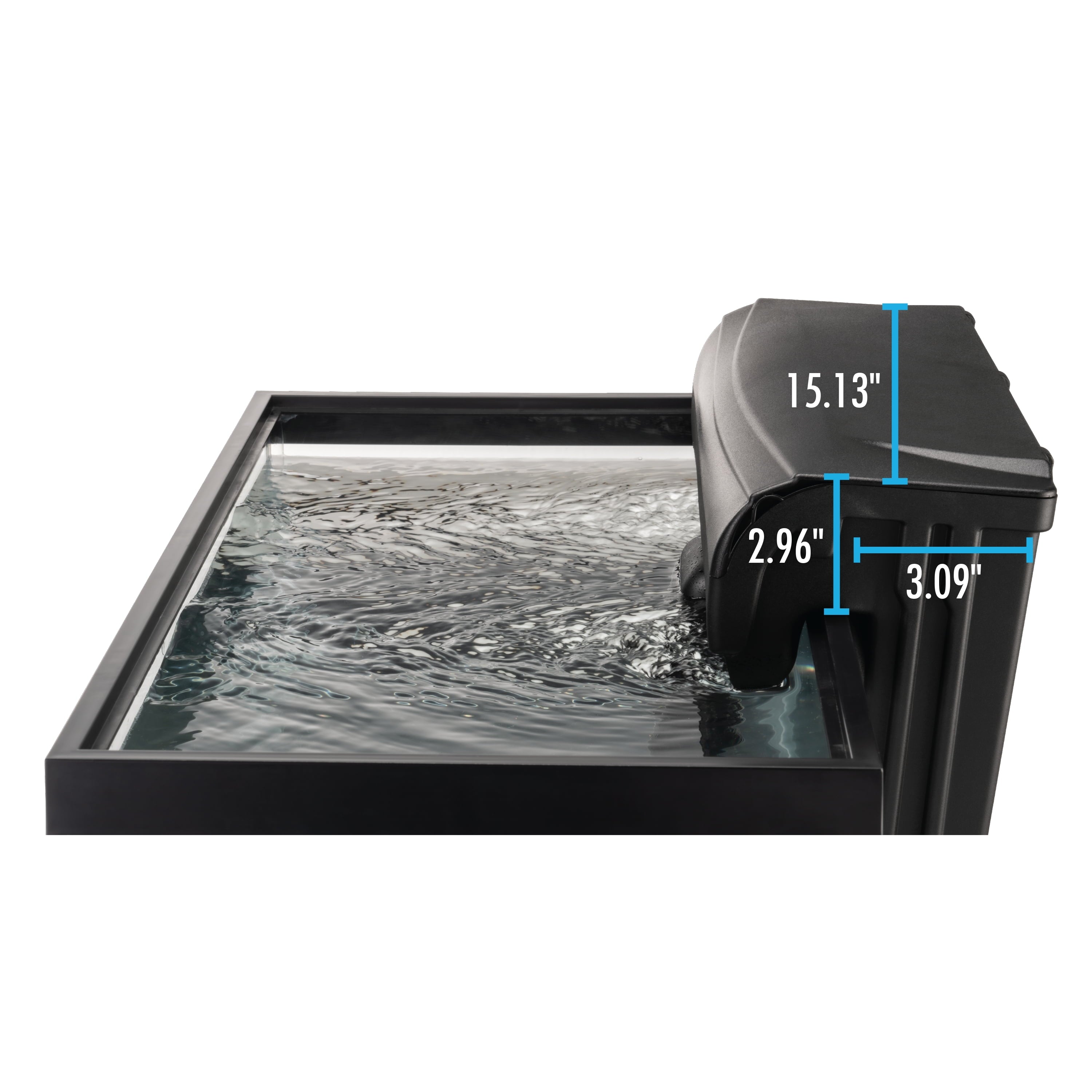 AquaTech 30-60 Filter， Decoupled motors， Sound less than 40dB