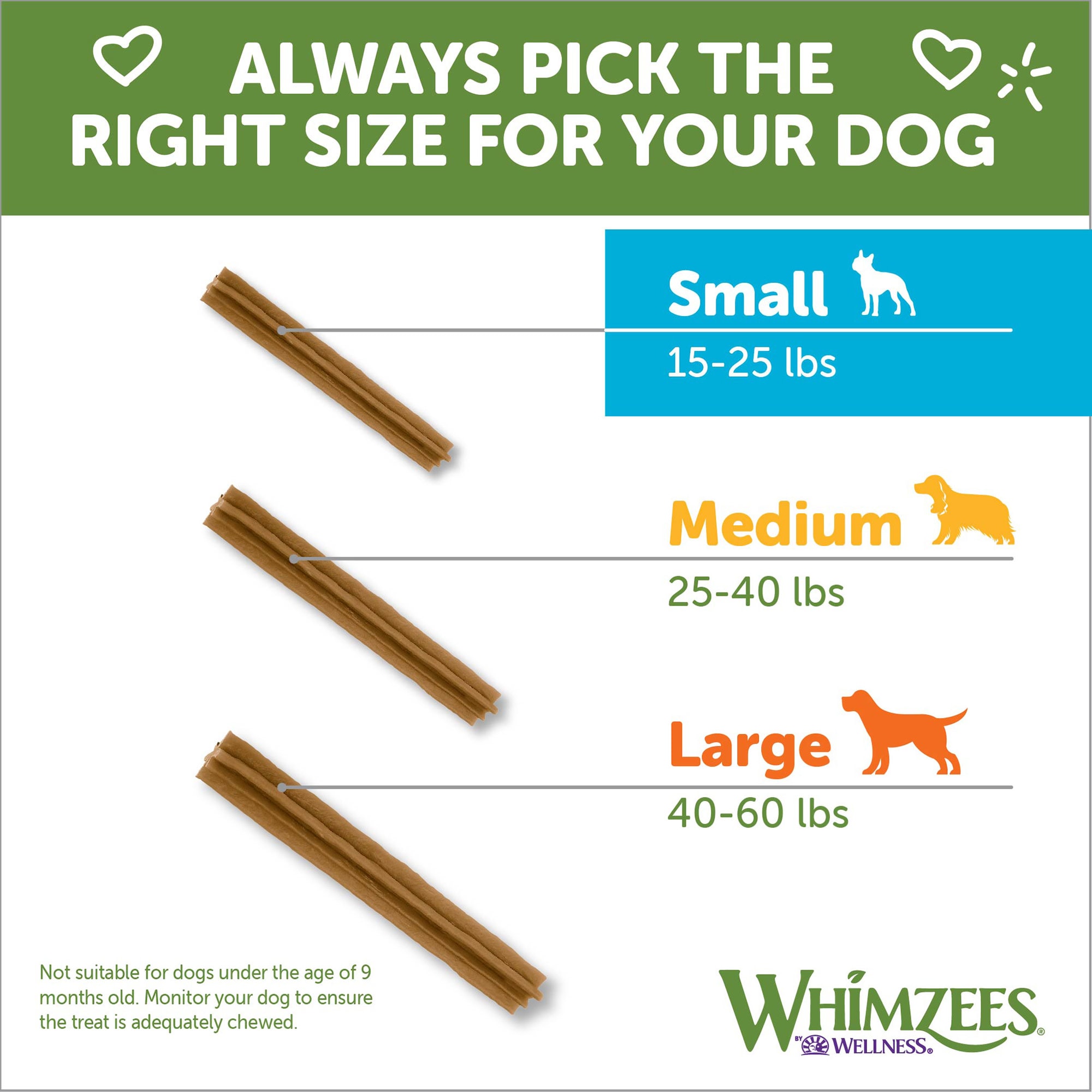 Whimzees Natural Grain Free Daily Long Lasting Small Dental Dog Treats Variety Pack， 29.6 oz.， Count of 56