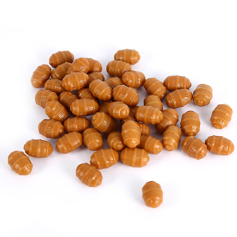 Carp Fishing Soft Floating Artificial Tiger Nut Baits Pop Up Terminal Tackle Pellets #5 50pcs