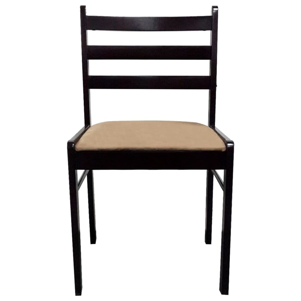 2/4/6 pcs Wooden Dining Chairs Square 2 Colours Selectable   17.3\