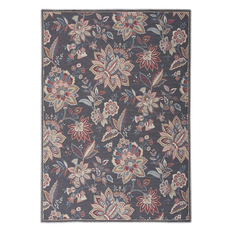 Waverly Washable Floral Area Rug