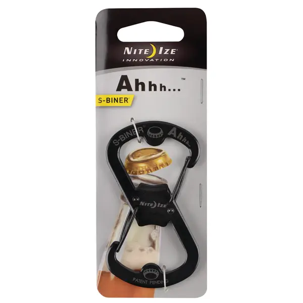 Nite Ize Bottle Opener S-Biner Black