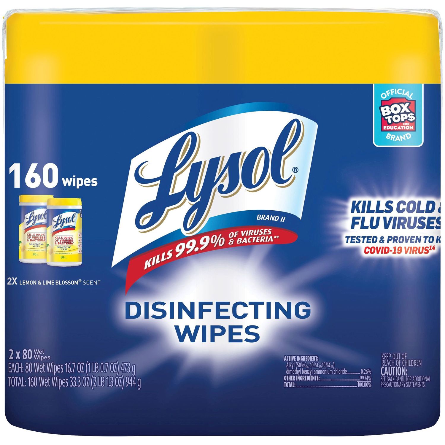 Disinfecting Wipes by Reckitt Benckiser plc RAC80296CT