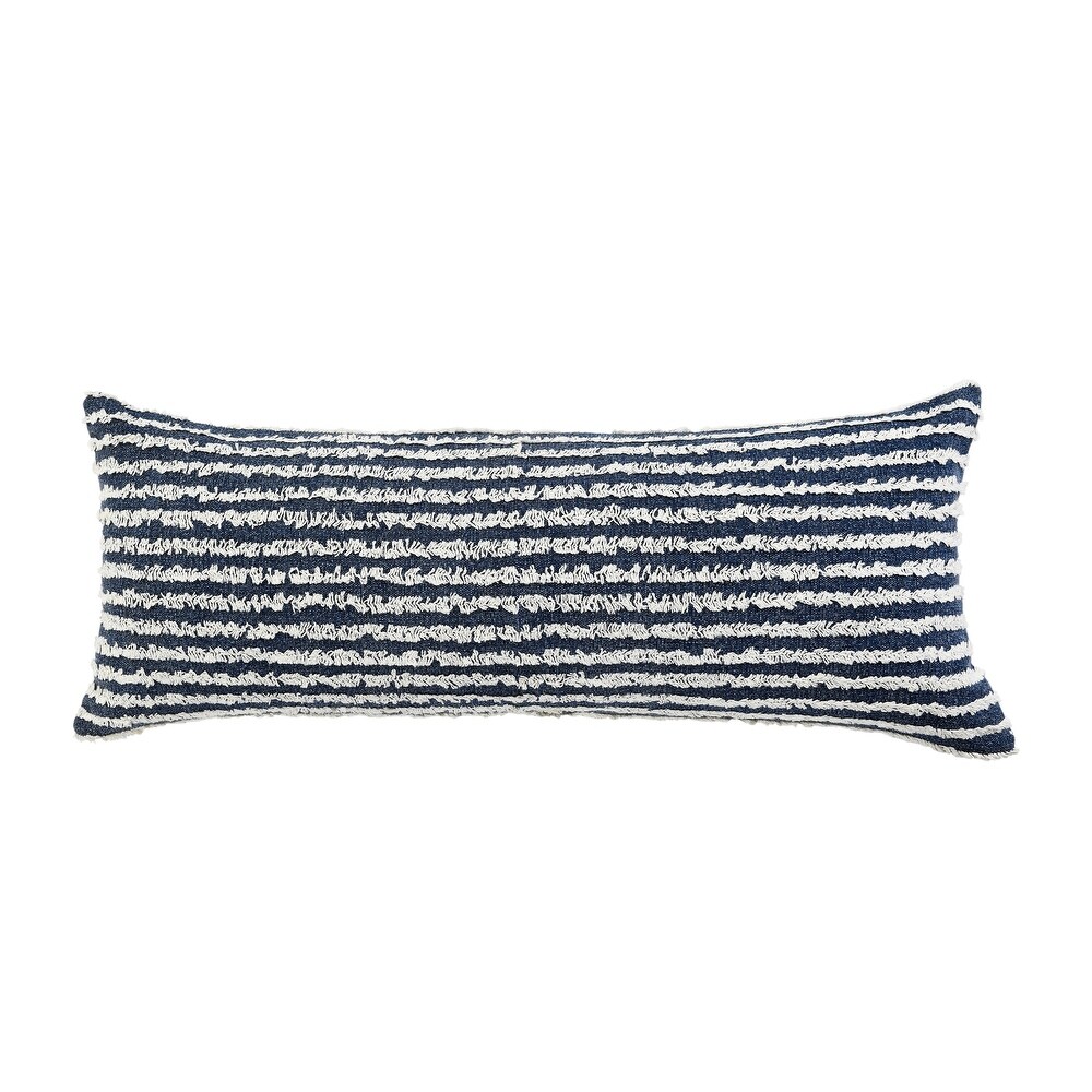 LR Home Ensign Blue Wispy Ways Throw Pillow