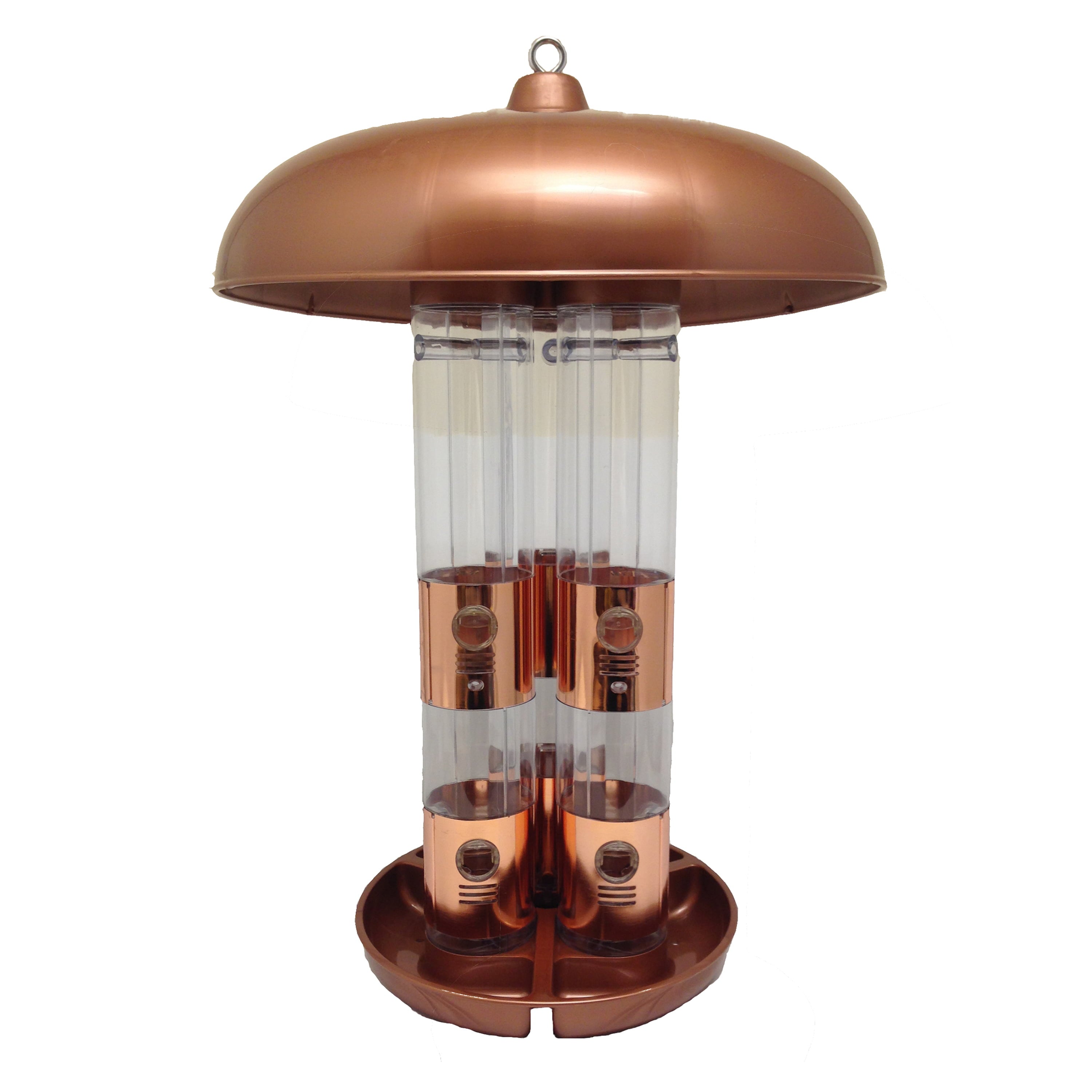 Perky-Pet 10 lb Copper Finish Triple Tube Bird Feeder