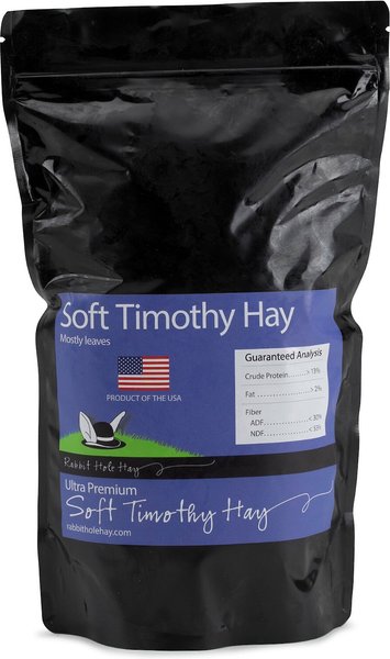 Rabbit Hole Hay Ultra Premium， Hand Packed Soft Timothy Hay Small Animal Food