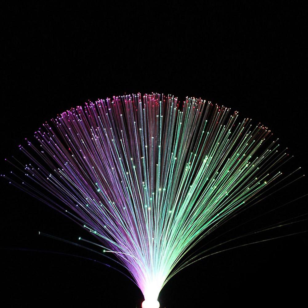 Multicolor Led Fiber Optic Lamp Light Holiday Wedding Centerpiece Optic Fiber Led Lighting Three 5mm Led Decor Lamp