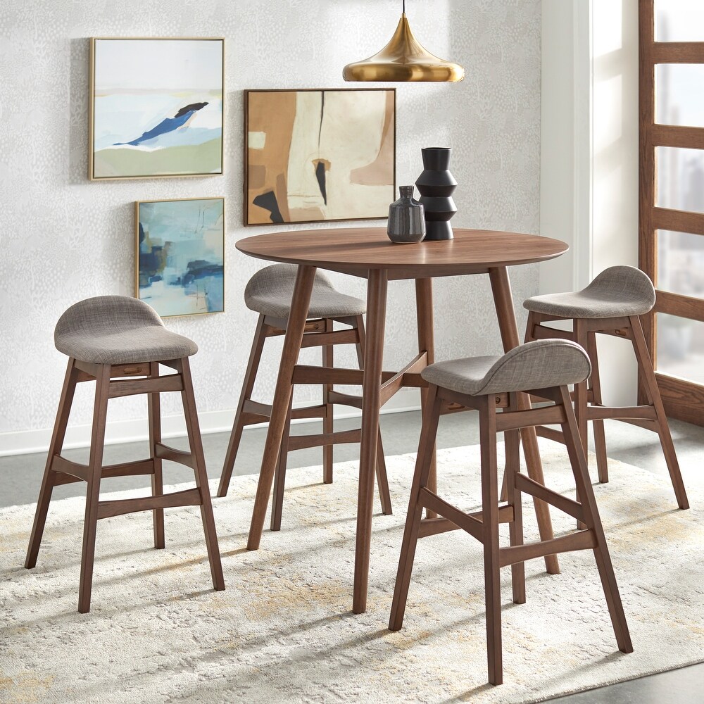 Simple Living Axel Mid century Modern 30 inch Bar Stool (Set of 2)