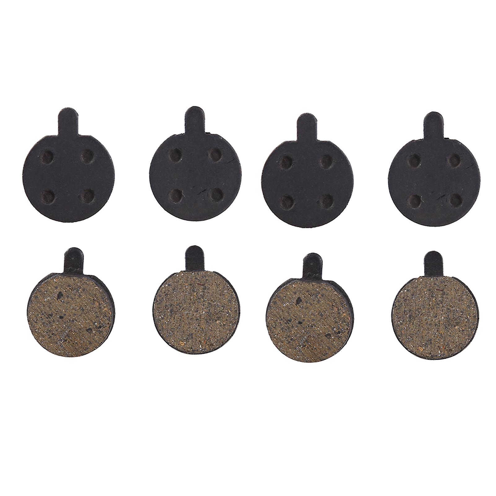 4 Pairs Black High Quality Resin Semimetal Disc Brake Pad For Mountain Bike Bicycle