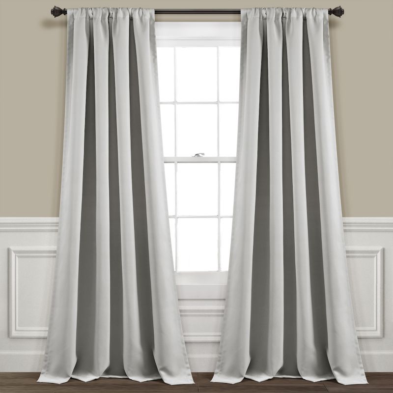 Lush Decor Insulated 100% Blackout Window Curtains Set