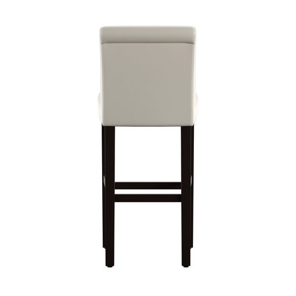 Arica Bar Stool， White， Set of 2 - as show