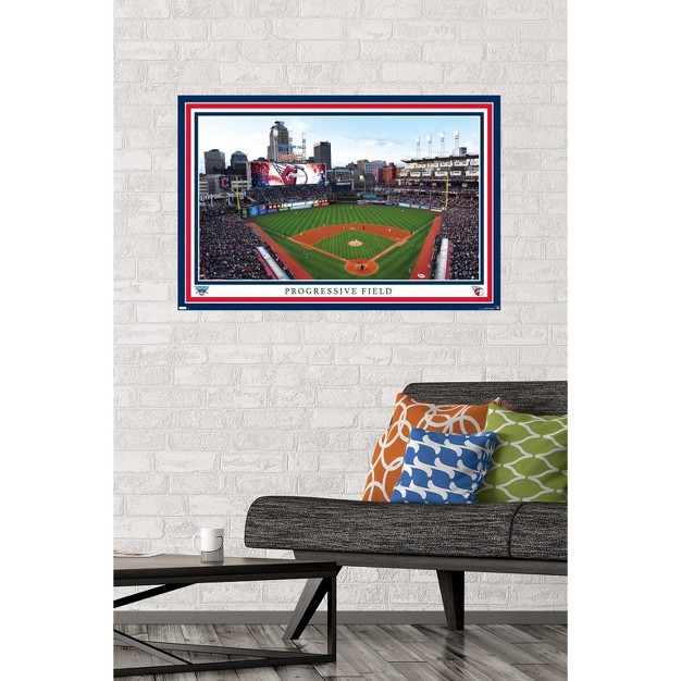 Trends International Mlb Cleveland Guardians Progressive Field 22 Unframed Wall Poster Prints