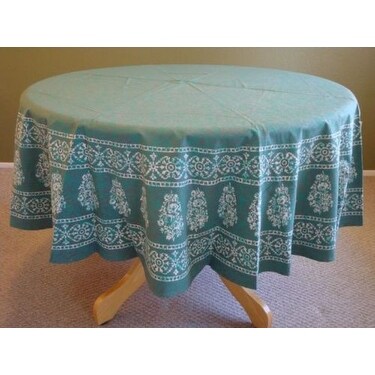 Gorgeous Handmade 100% Cotton Floral Bouquet Printed Tablecloth Rectangular Round Square and Napkin