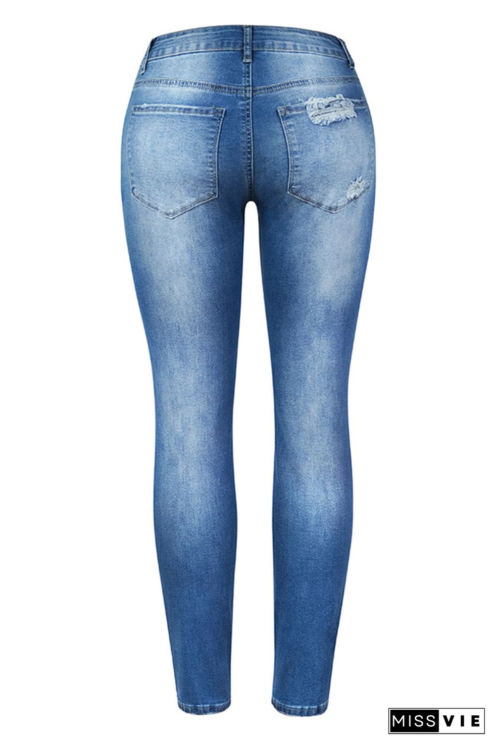 Washed Ripped Distressed Kancan Jeans