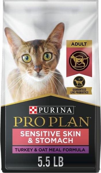 Purina Pro Plan Sensitive Skin and Stomach Turkey and Oat Meal Formula Dry Cat Food