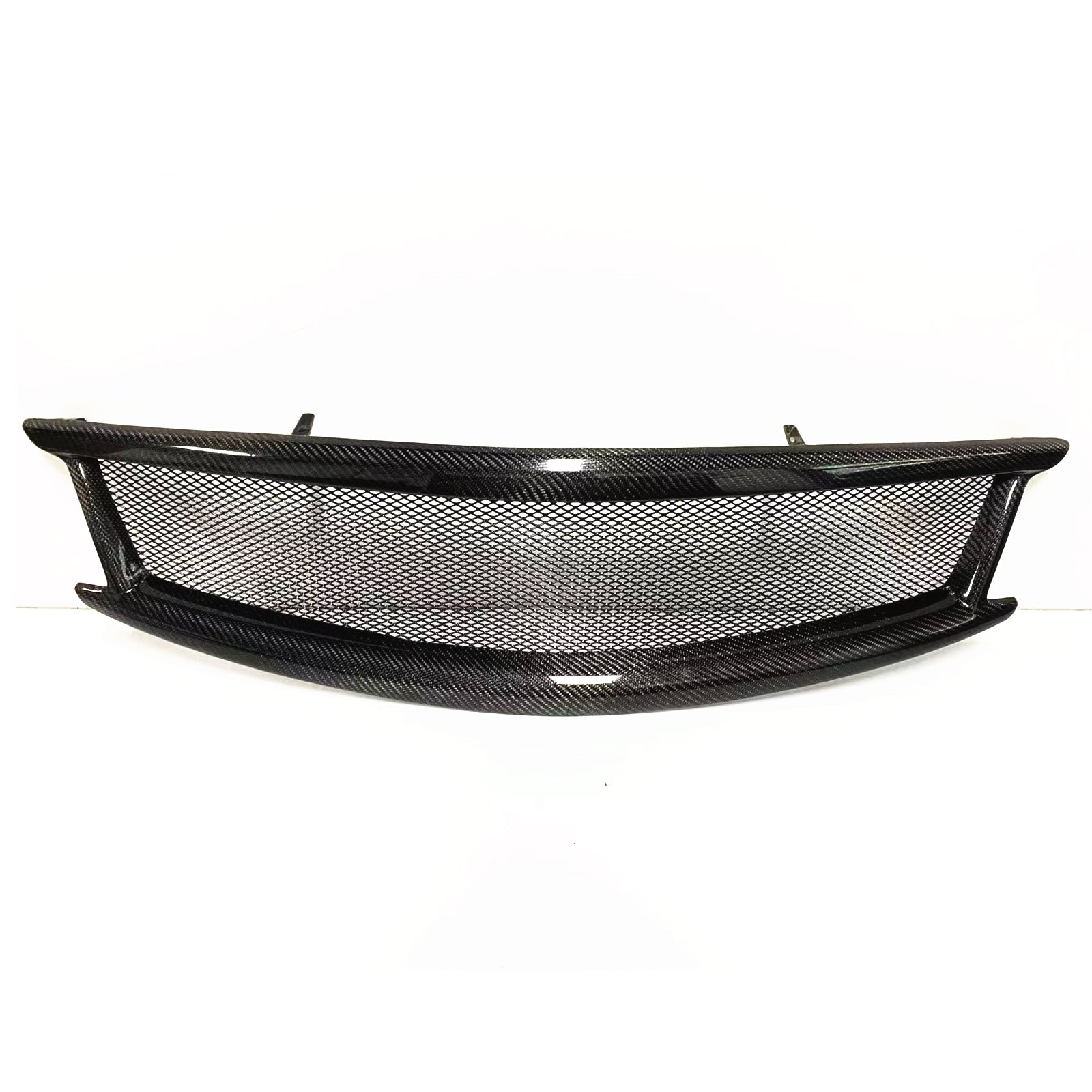 Front Car Bumper Grille Grill for Infiniti G G37 Nissan Skyline 2010-2014 Sedan Carbon Fiber