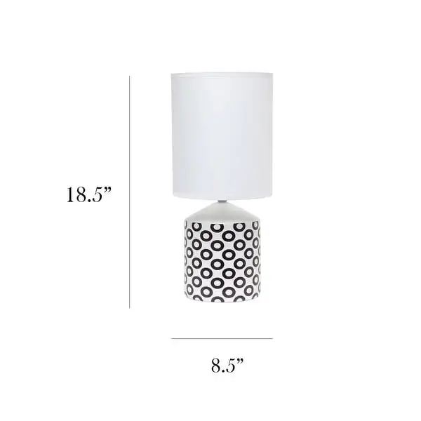 Simple Designs Fresh Prints Table Lamp