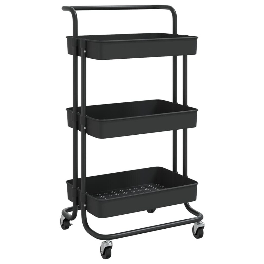 vidaXL 3 Tier Kitchen Trolley 16.5\