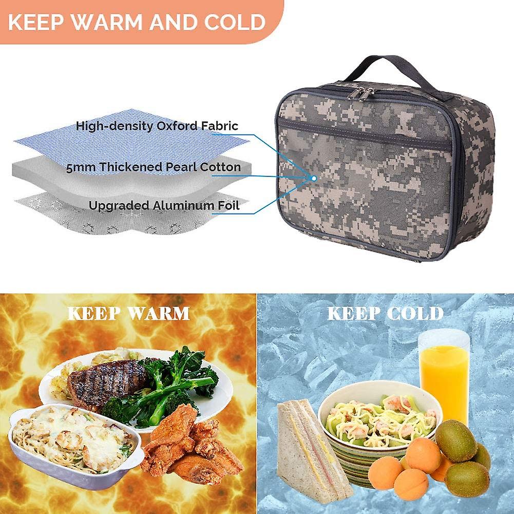 Kids Insulated Lunch Box Mini Cooler Bag For Men And Women，ideal Size Lunch Tote For Girls And Boys，reusable Lunchbox For Packing Hot Or Cold Snacks F