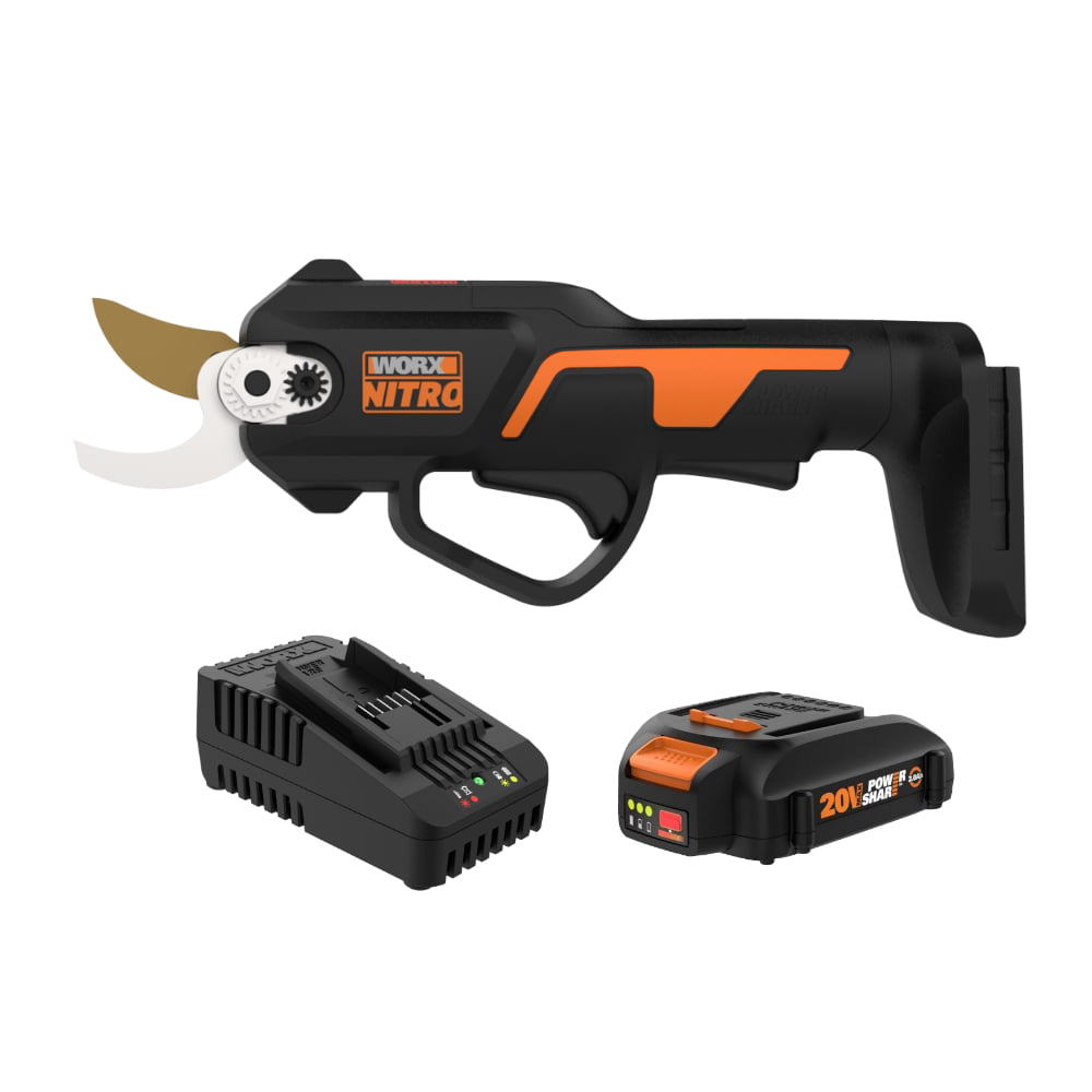 Worx WG330 Nitro 20V Power Share Pruning Shears (Battery and Charger Included)