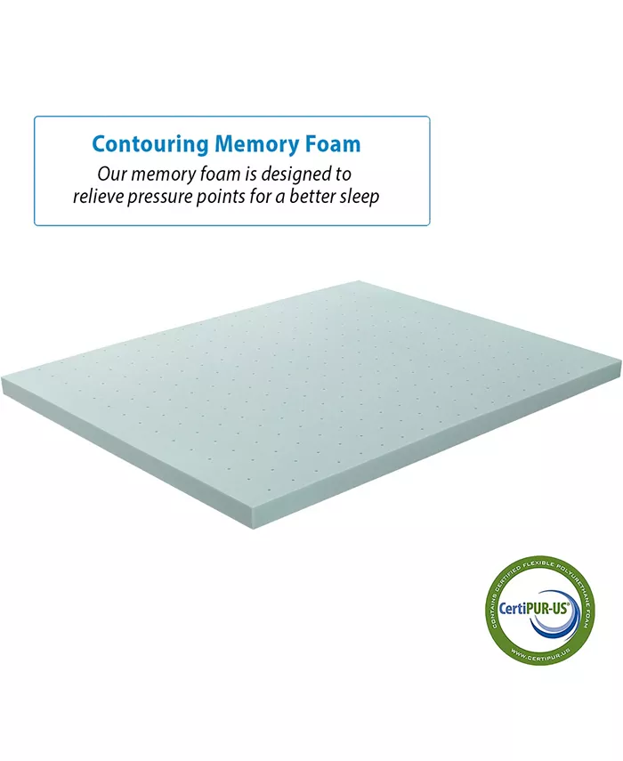 Nestl Gel Infused Mattress Topper Ventilated Design Memory Foam 3