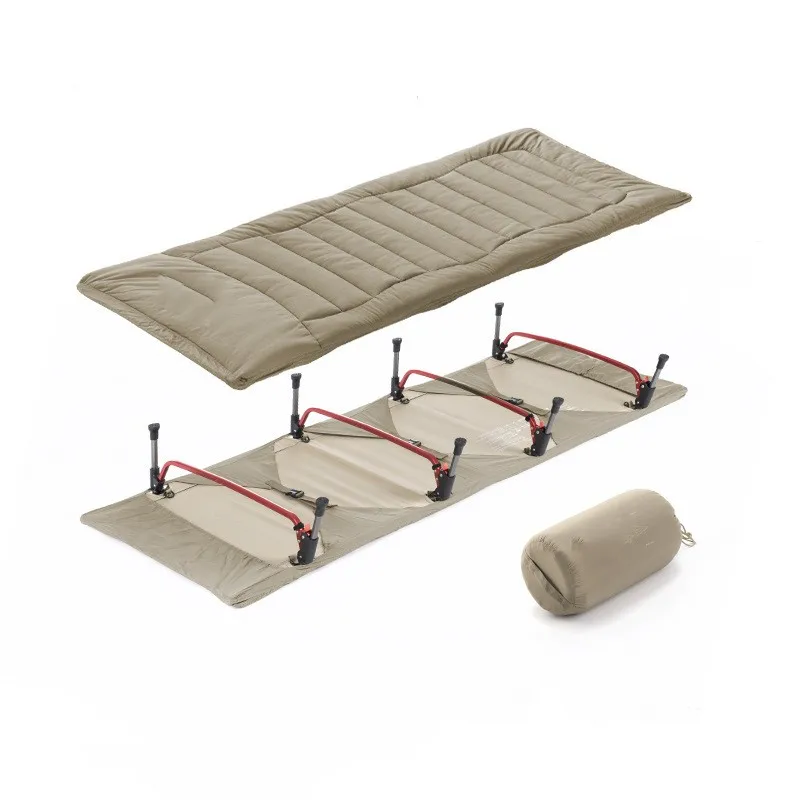 Outdoor automatic Camp bed cotton sleeping mat Outdoor camping camping tent portable rollaway bed mat