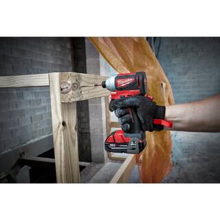 MW M18 18V Lithium-Ion Brushless Cordless Compact DrillImpact Combo Kit (2-Tool) W7-14 in. Circular Saw 2892-22CT-2631-20