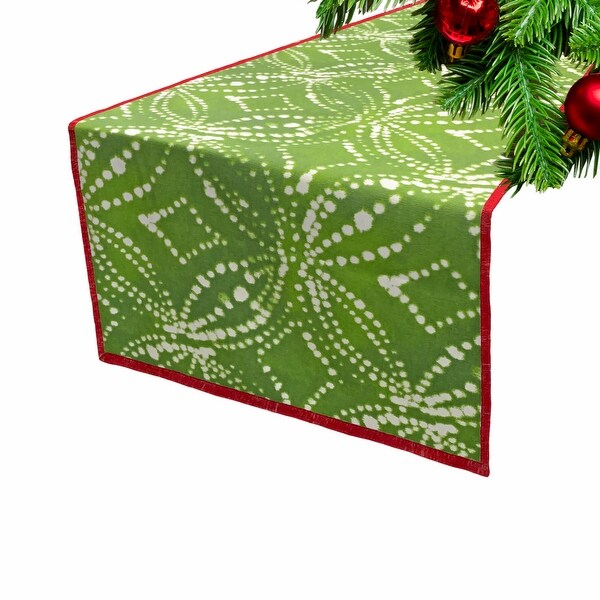 Joita Reversible RIGEL Green/RIGEL Green Christmas Table Runner