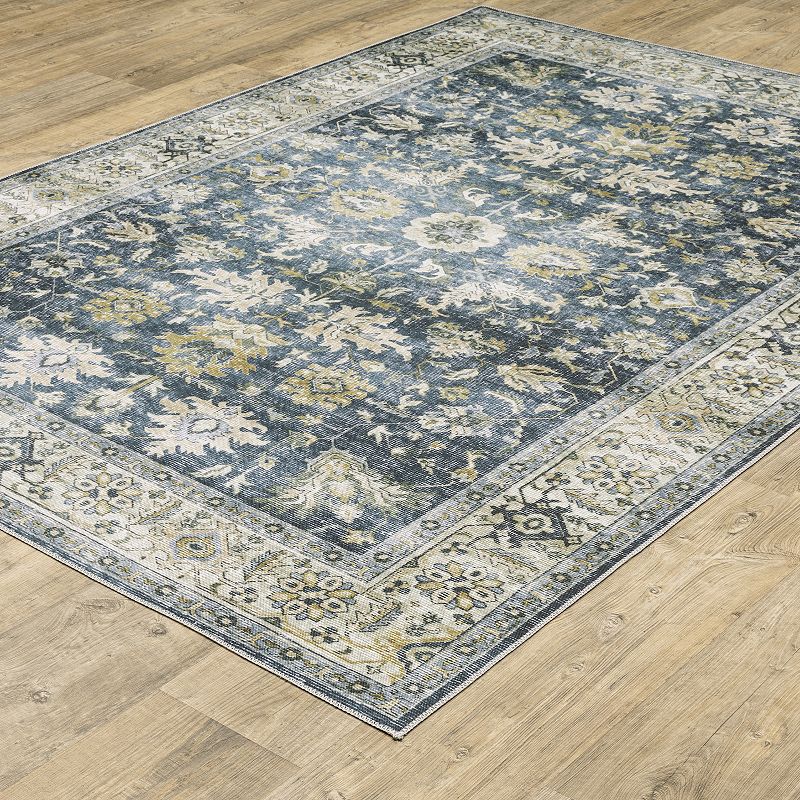 StyleHaven Clarissa Washable Vintage Ornate Area Rug