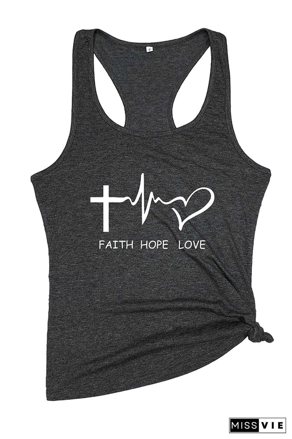 Faith & Hope & Love Sleeveless Tank Top Wholesale