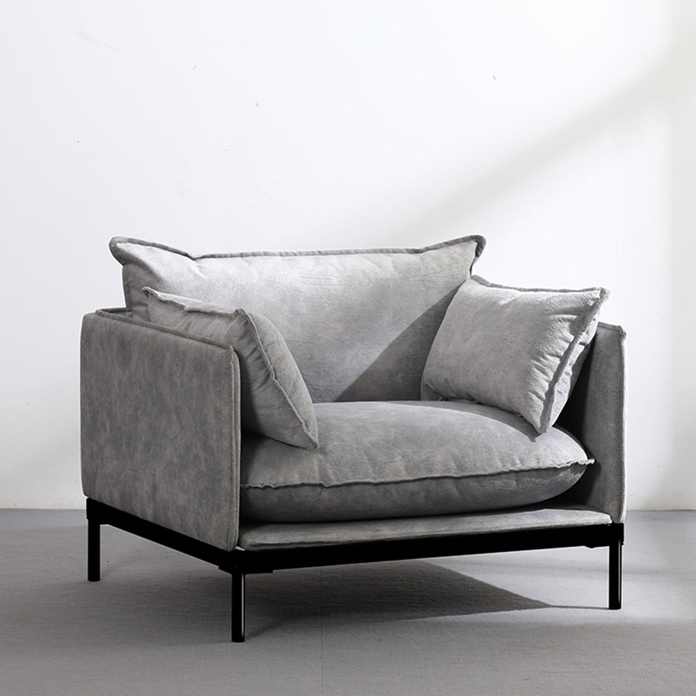 SINCLAIR Fabric Armchair in Grey