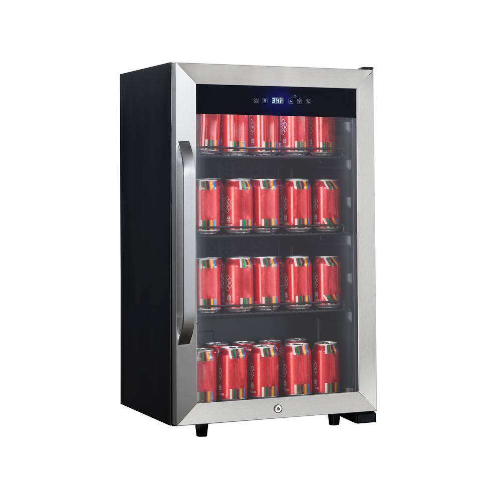 Magic Chef Commercial 3.1 cu. ft. Countertop 83 can Beverage Cooler in Stainless Steel MCCM31ST