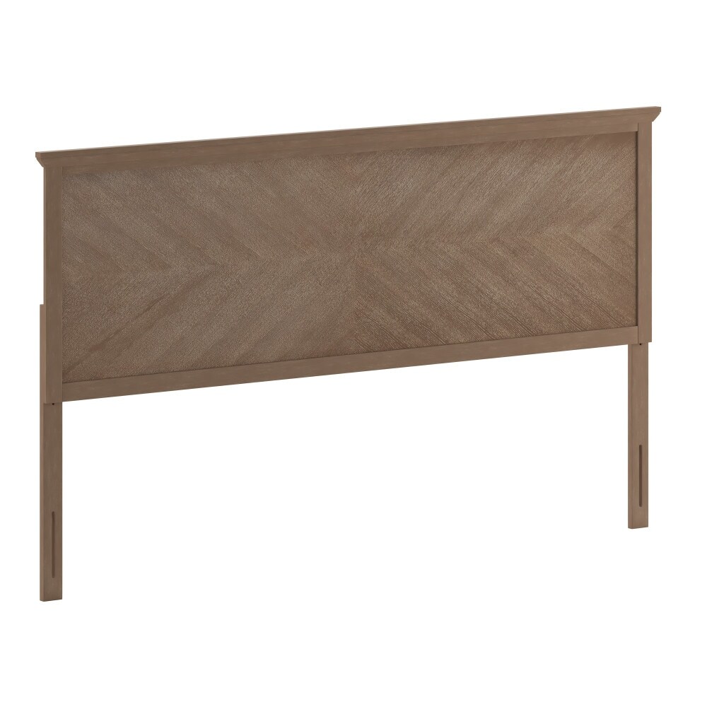 Contemporary Herringbone Patterned Headboard Only