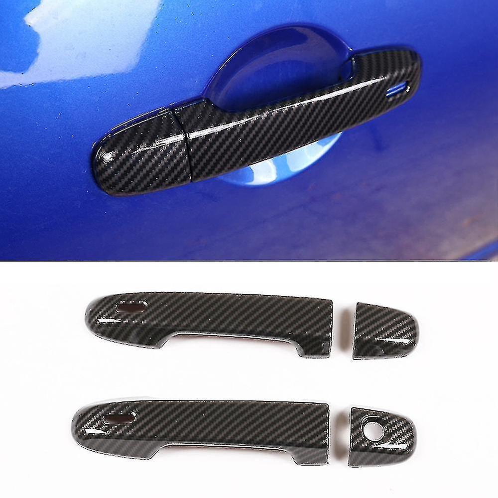 Compatible With Toyota 86 Gt86 Car Exterior Door Handle Cover Trim (black)