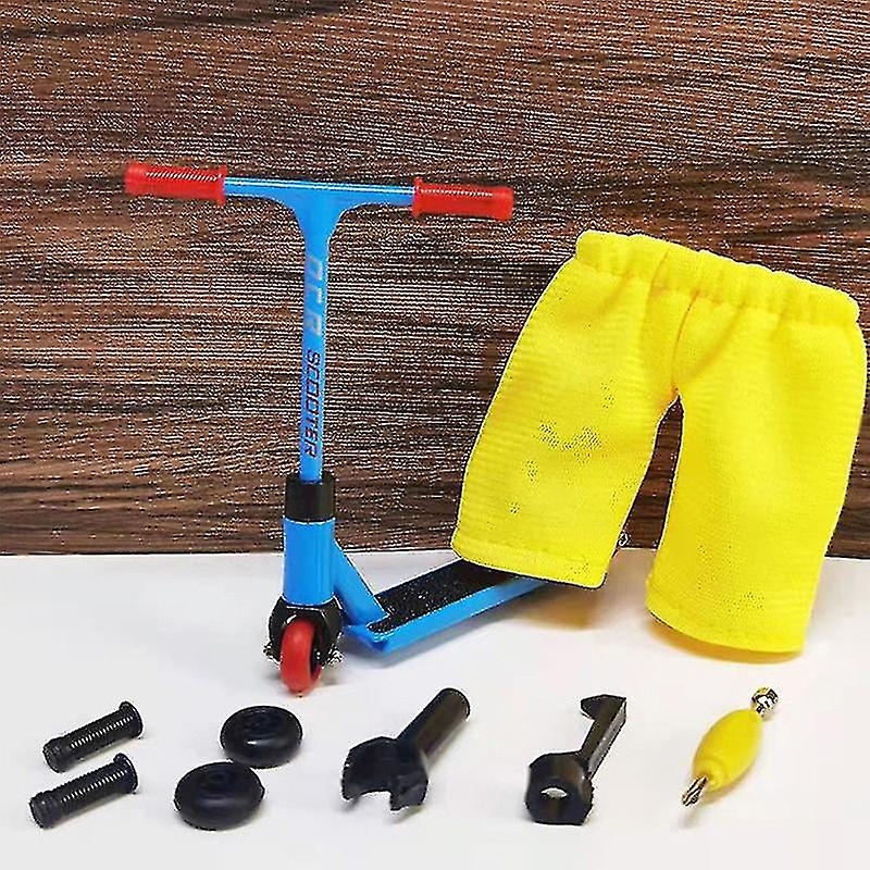 Alloy Finger Scooter With Mini Scooters Tools And Finger Board Skateboard Toy