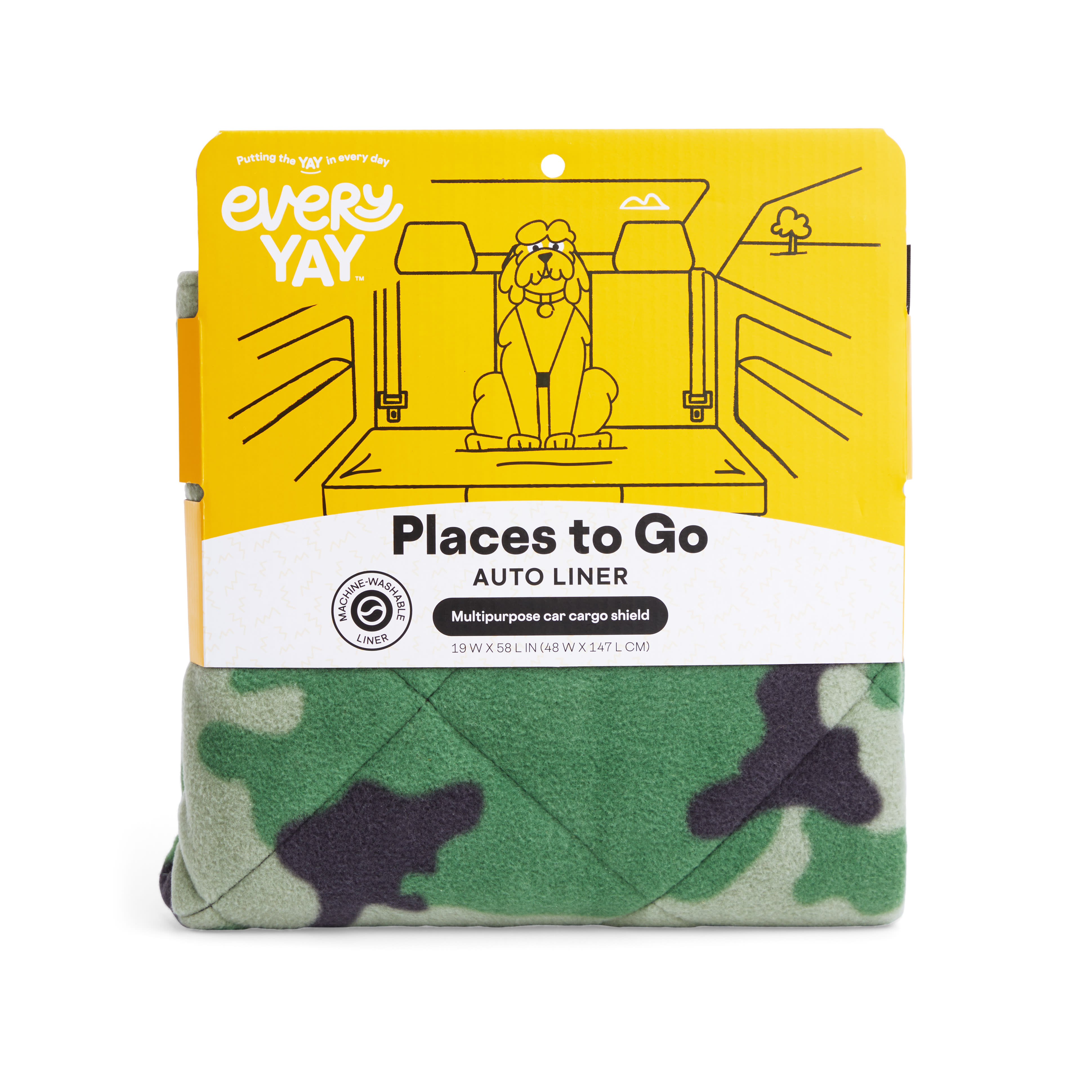 EVERYYAY Camo Auto Removable Liner for Dogs