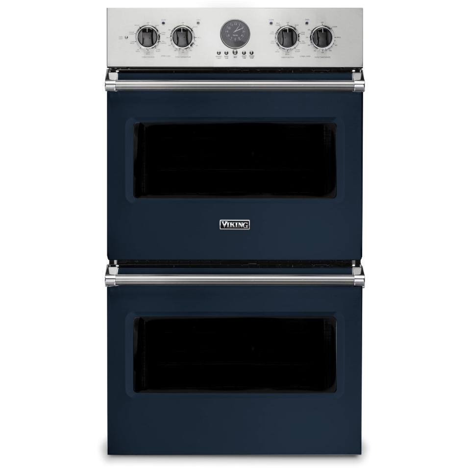 Viking 30-inch 9.4 cu.ft. Built-in Wall Double Oven with TruConvec Convection VDOE530SB