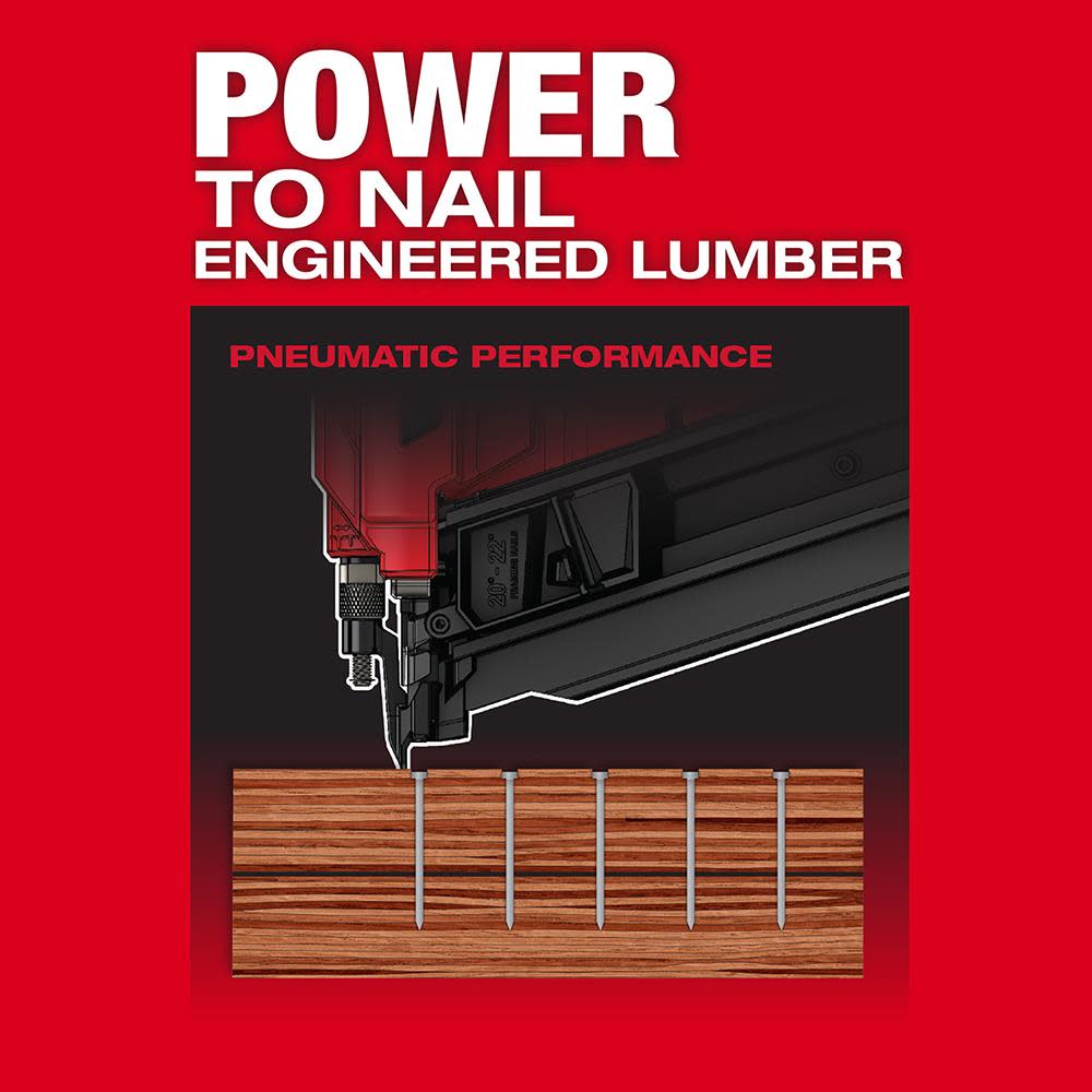 Milwaukee M18 FUEL 21 Degree Framing Nailer