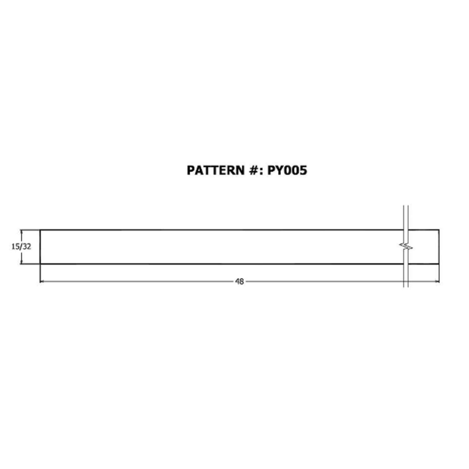 Alexandria Moulding 4 ft. W X 4 ft. L X 1/2 in. Plywood