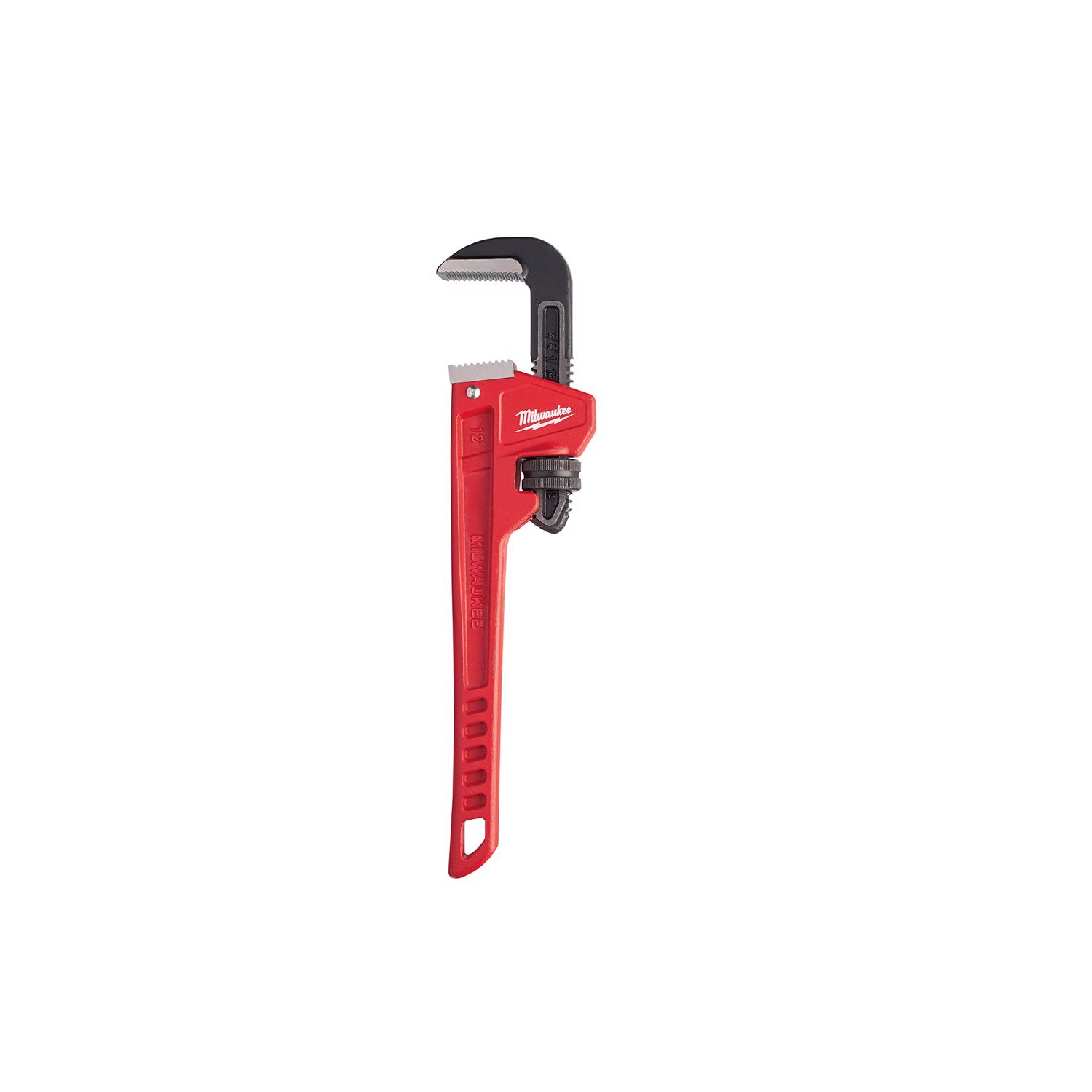 MW 2 in. Pipe Wrench Black/Red 1 pc