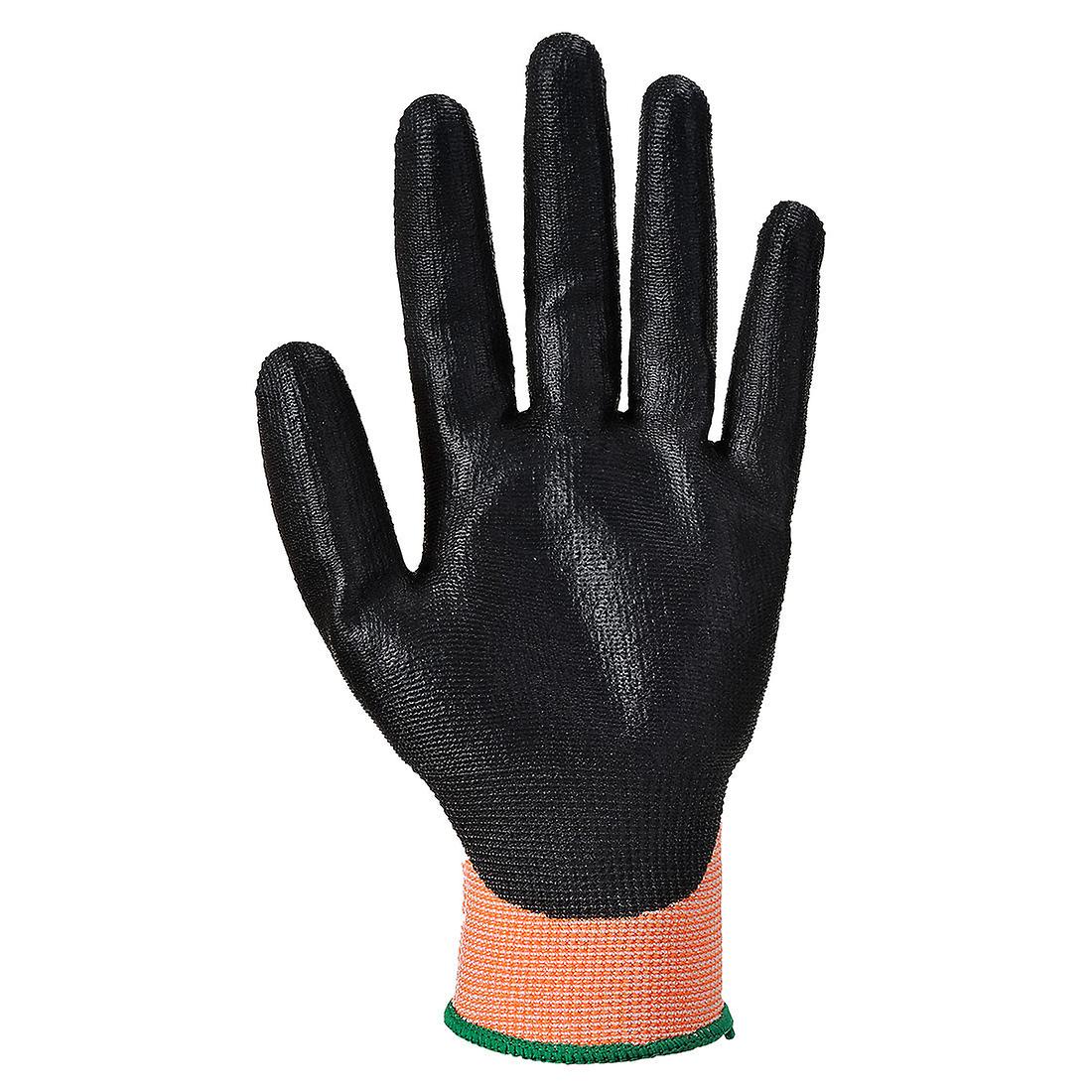 Portwest a643 amber cut resistant nitrile foam gloves