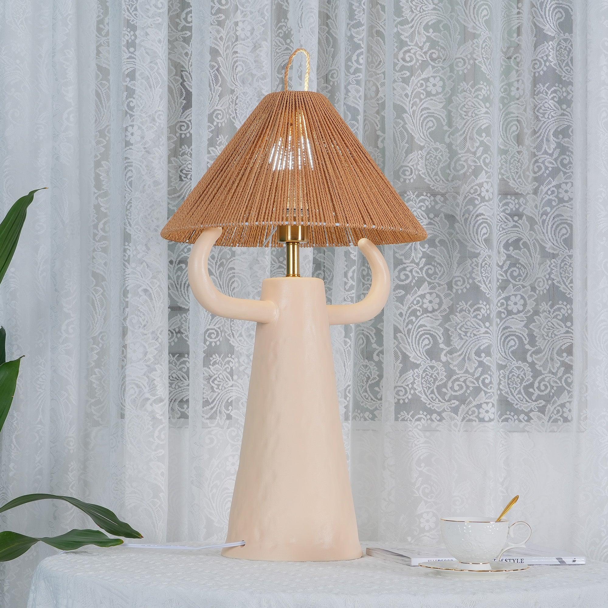 Horns Ceramic Table Lamp