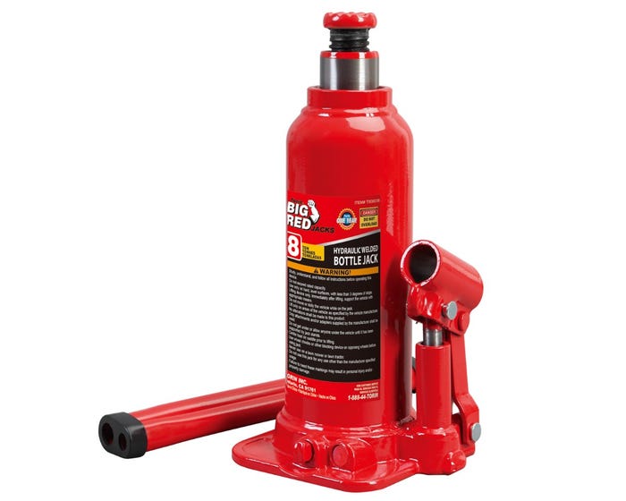 Big Red 8-Ton Welded Bottle Jack - T90803B