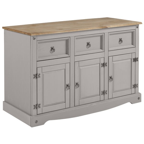 Wood Buffet Sideboard Corona Gray | Furniture Dash