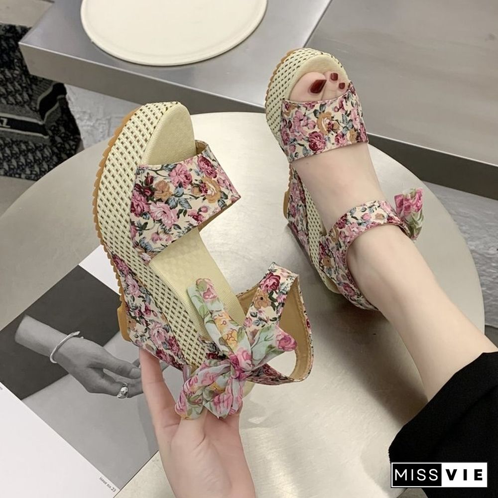 High Heels Lace-up High Heels Party Use Summer Ladies Heel Type Heel Height Fashion Element Sandal Type With Platforms Fit