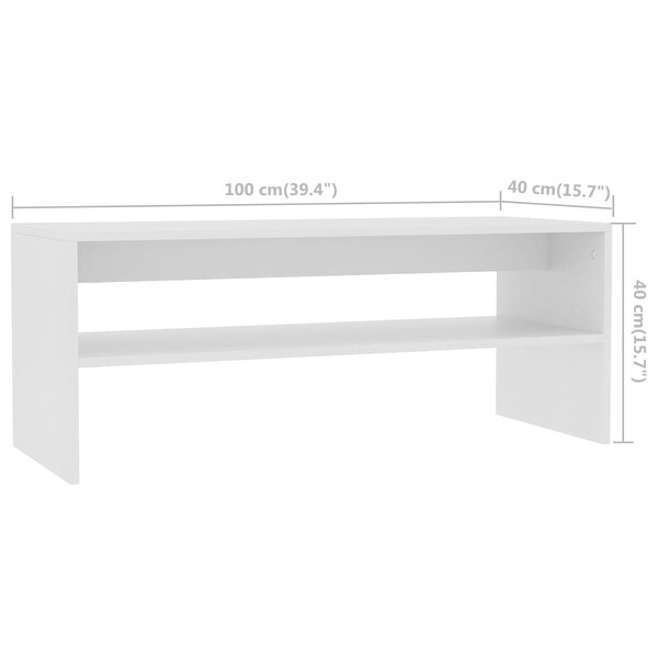 Coffee Table White 39.4