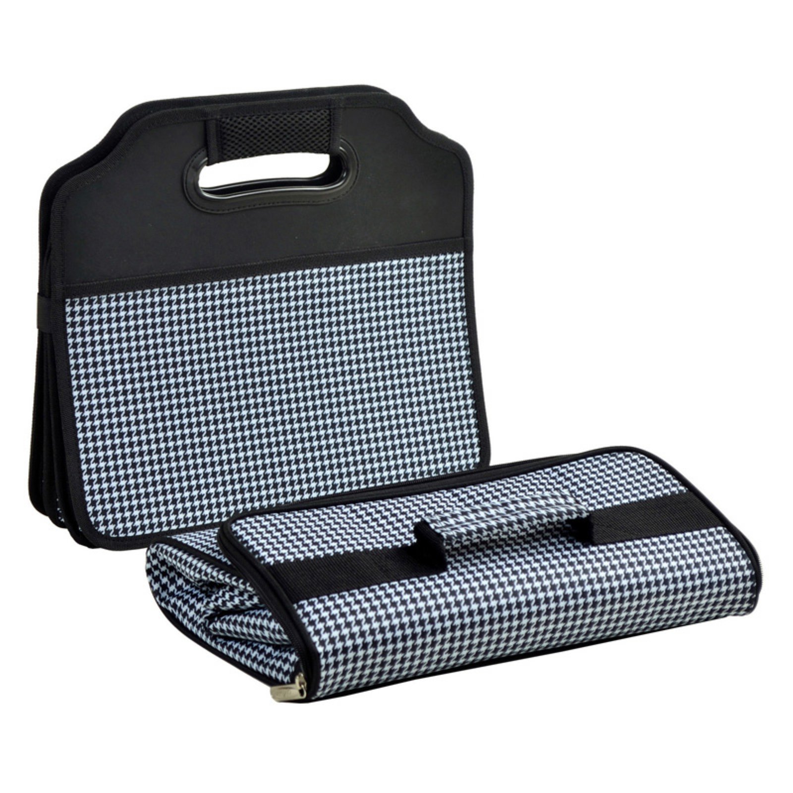 Picnic at Ascot Houndstooth Trunk Organizer and Cooler Set