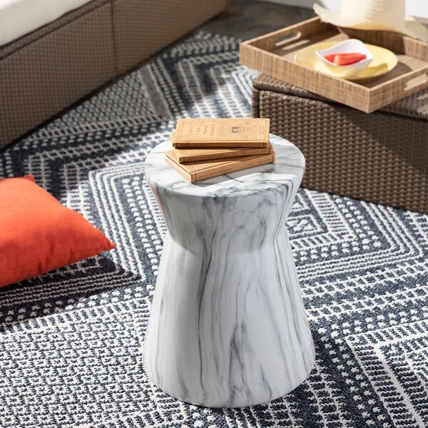 Artistic Weavers Eby Indoor/ Outdoor Marbled Garden Stool