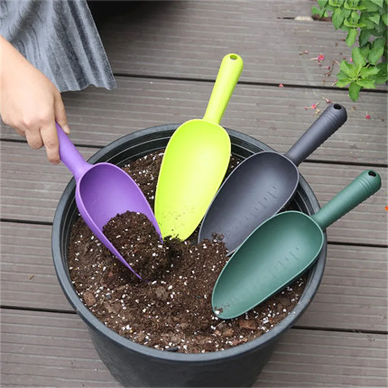 DH2155 Home Garden Mini Plastic Post Sand Soil Spade Shovel Hand Scoop For Kids